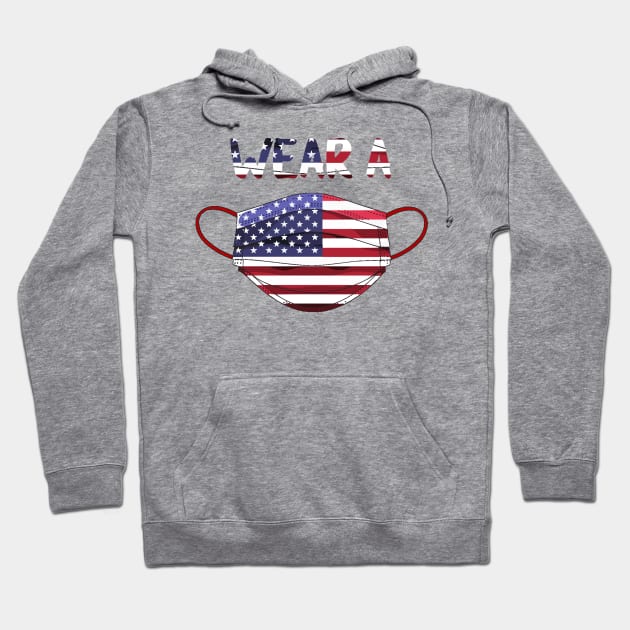 Wear A Mask American Hoodie by trendybestgift